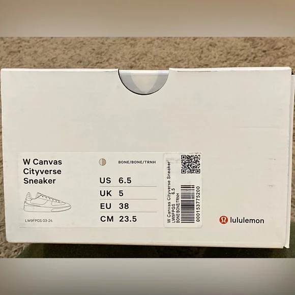 🤍💗lululemon | women’s canvas CityVerse sneaker | 6.5 | EUC - Picture 13 of 13